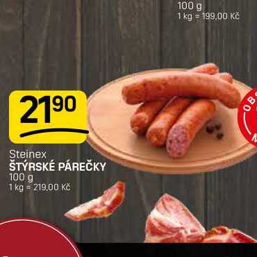 ŠTÝRSKÉ PÁREČKY 100 g