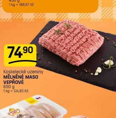 MĚLNĚNÉ MASO VEPŘOVÉ 600 g 