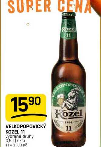 VELKOPOPOVICKÝ KOZEL 11 vybrané druhy 0,5l