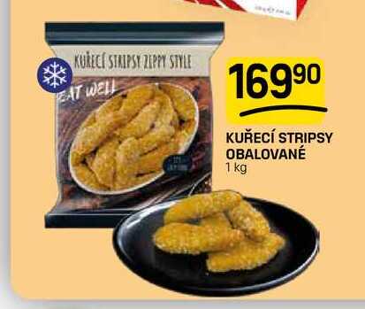 KUŘECÍ STRIPSY OBALOVANÉ 1 kg 