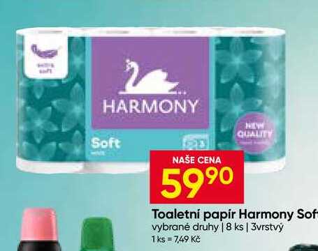 Harmony Soft vybrané druhy 8 ks, 3vrstvý Hruška