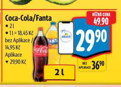Coca-Cola/Fanta  2 l