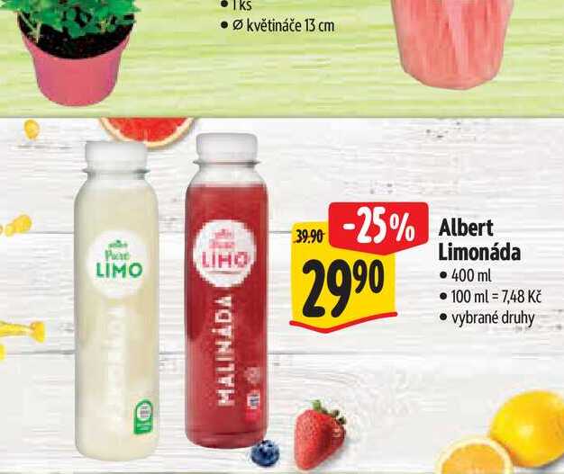  Albert Limonáda 400 ml 