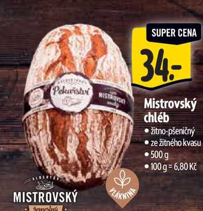   Mistrovský chléb 500 g