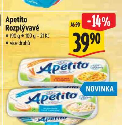 Apetito Rozplývavé 190 g 