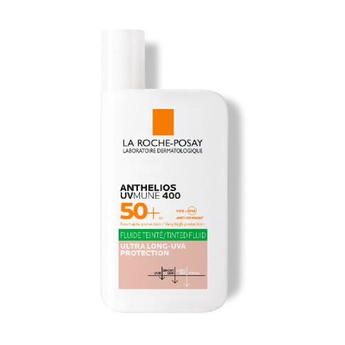 La Roche-Posay Anthelios tónovaný fluid mastná pleť SPF 50+ 50 ml