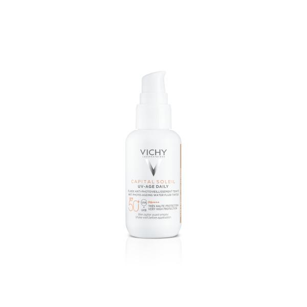 Vichy Capital Soleil UV-age tónovaný fluid SPF 50+ 40ml Lékárna LEMON