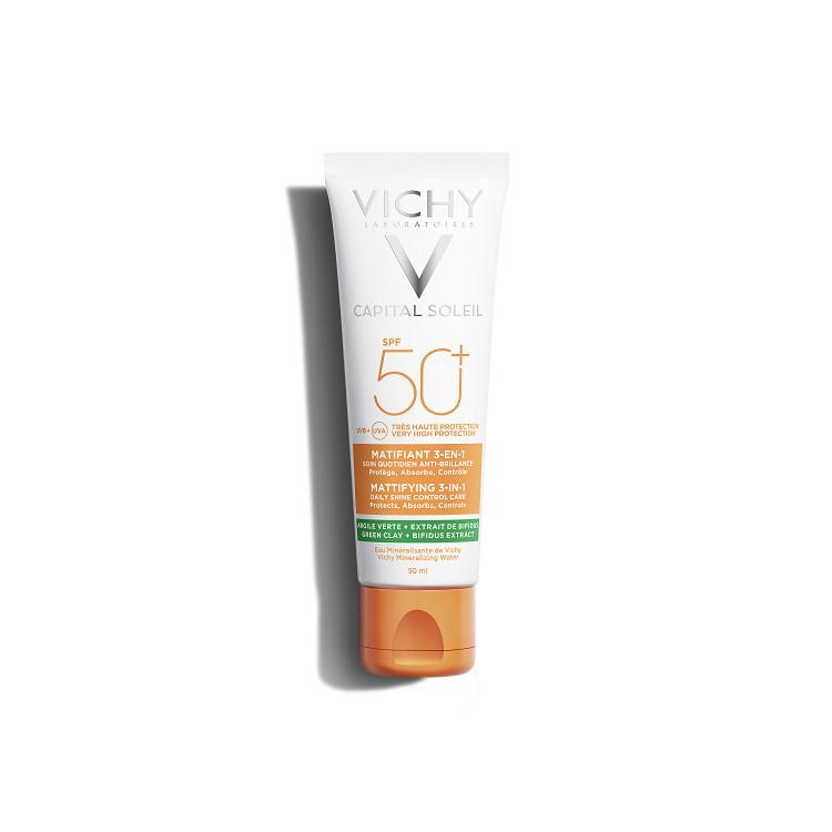 Vichy Capital Soleil Zmatňující krém SPF50 50ml Lékárna LEMON