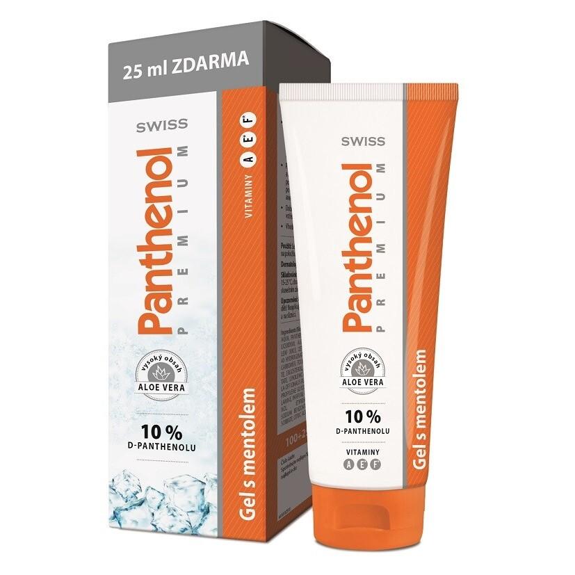 Panthenol 10% Swiss Premium gel s mentolem 100+25ml Lékárna LEMON