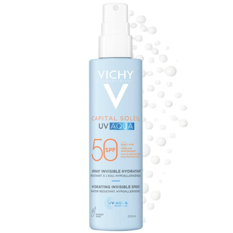 Vichy Capitalsoleil UV aqua sprej SPF50 200ml Lékárna LEMON