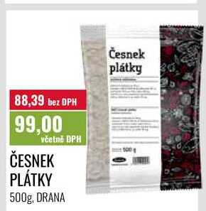 ČESNEK PLÁTKY 500g