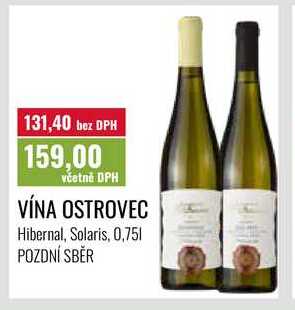 VÍNA OSTROVEC 0,75l