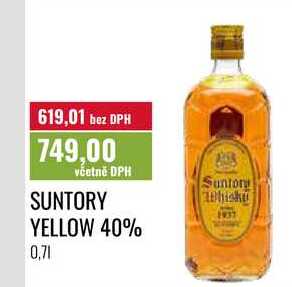 SUNTORY YELLOW 40% 0,7l