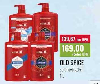 OLD SPICE sprchové gely 1L 