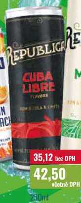 REPUBLICARE CUBA LIBRE 250ml