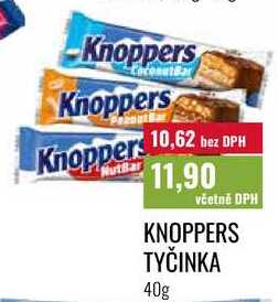 KNOPPERS TYČINKA 40g 