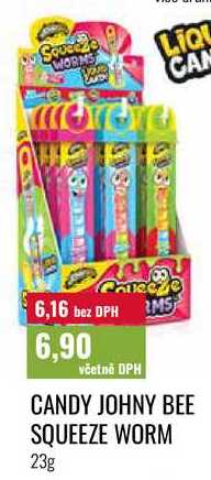 CANDY JOHNY BEE SQUEEZE WORM 23g 