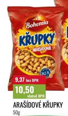 ARAŠÍDOVÉ KŘUPKY 50g 