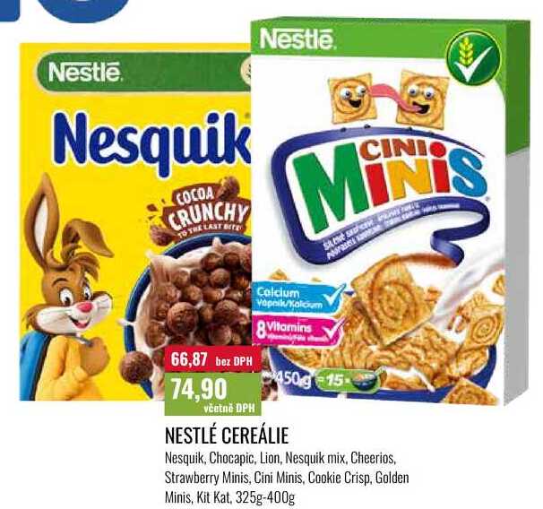 NESTLÉ CEREÁLIE 325g-400g 