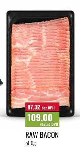 RAW BACON 500g