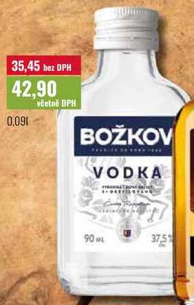 BOŽKOV VODKA 0,09l
