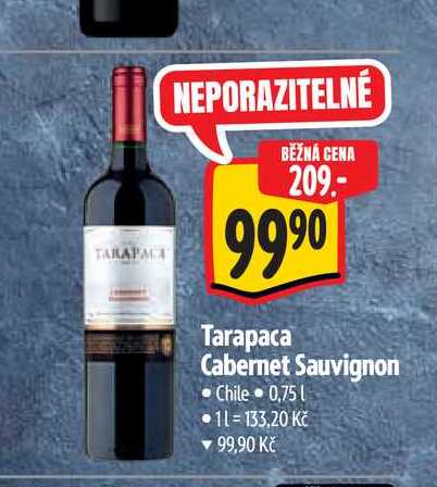   Tarapaca Cabernet Sauvignon 0,75 l