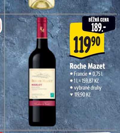   Roche Mazet Francie 0,75 l