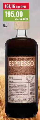 MOSKENKORVA ESPRESSO 0,5l
