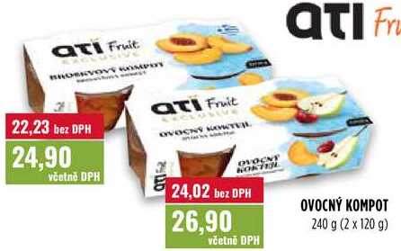 OVOCNÝ KOMPOT 240 g (2 x 120 g) 