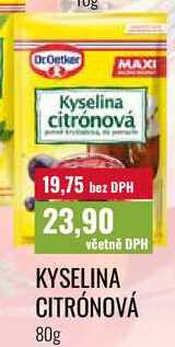 KYSELINA CITRÓNOVÁ 80g 