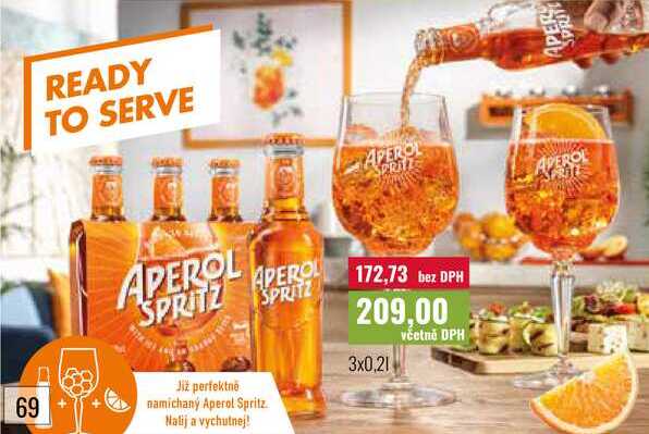 APEROL SPRITZ, 3x0,2l