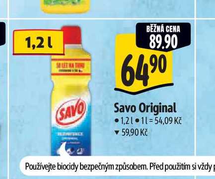 Savo Original  1,21 Albert
