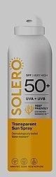 SOLERO TRANSPARENTNÍ SPREJ NA OPALOVÁNÍ SPF 50+ BENU