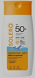 SOLERO MLÉKO NA OPALOVÁNÍ SENSITIVE DĚTI SPF 50+ BENU