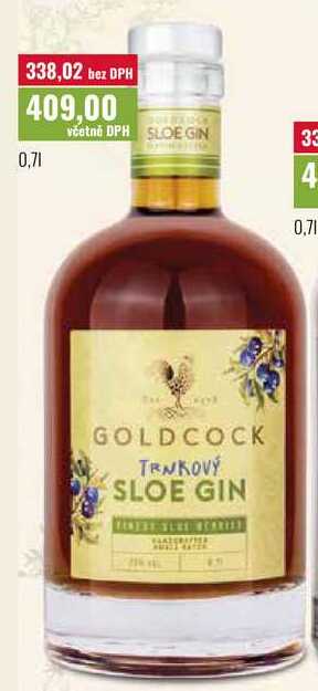 GOLDCOCK SLOE GIN, 0,7l