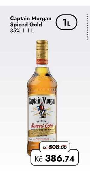 Captain Morgan Spiced Gold 35% 1 L