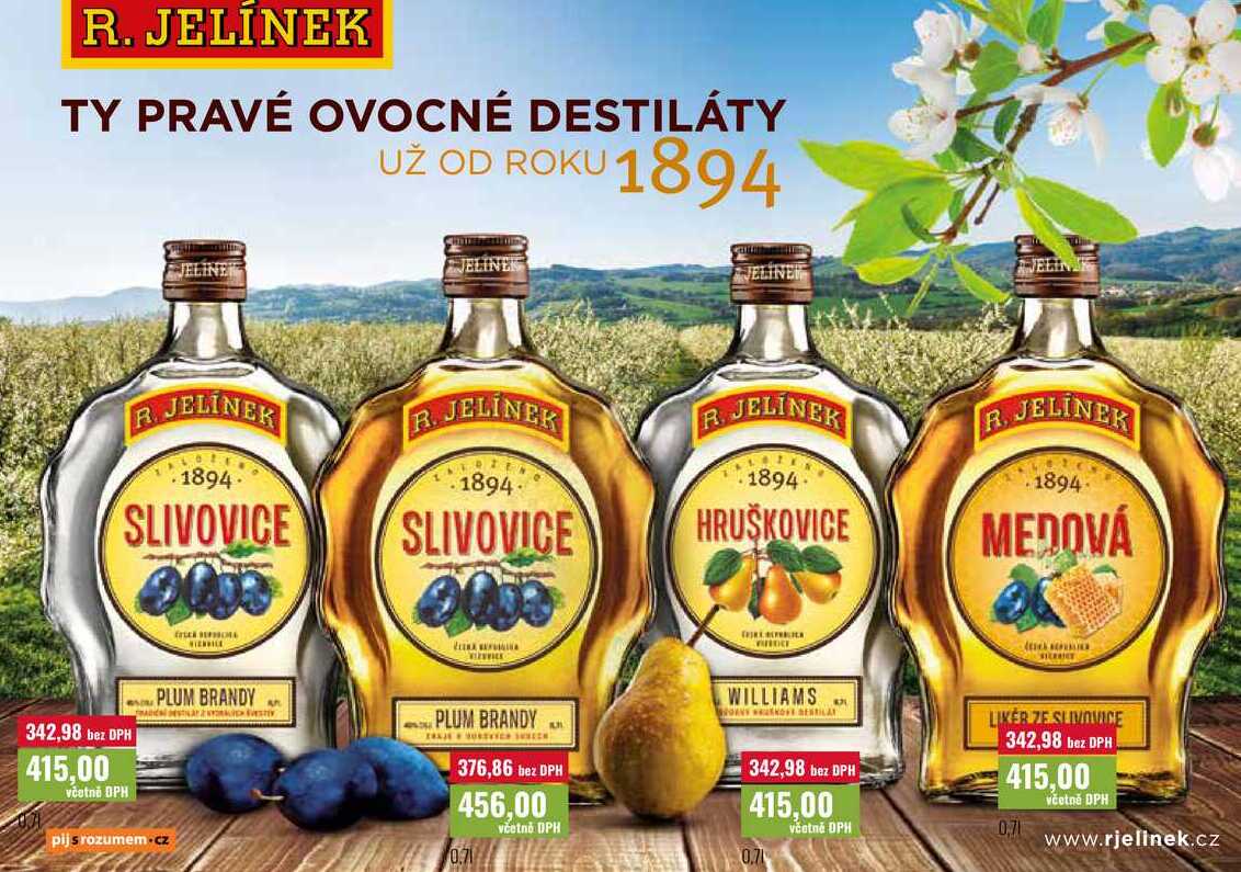R. JELÍNEK SLIVOVICE 0,7l