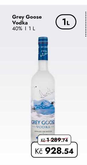 Grey Goose Vodka 40% 1 L v akci