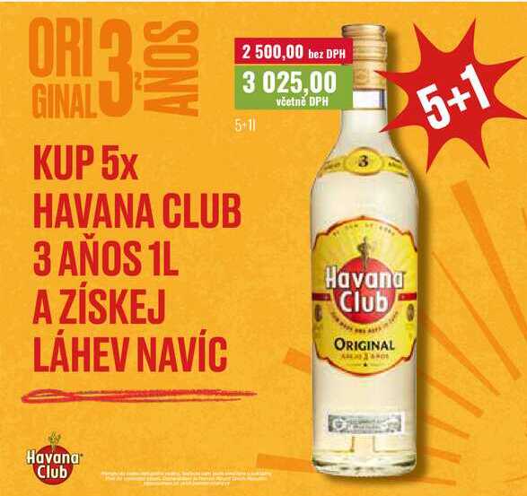 HAVANA CLUB 5+1l