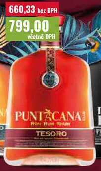 RON PUNTACANA RUM TESORO 0,7l 