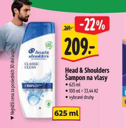   Head & Shoulders Šampon na vlasy  625 ml 