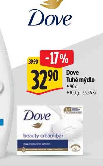 Dove Tuhé mýdlo 90 g Albert