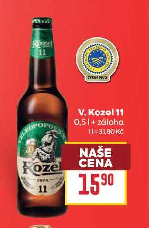 V. Kozel 11 0,5l