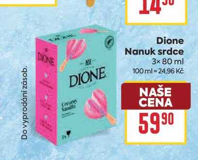 Dione Nanuk srdce 3x 80 ml 