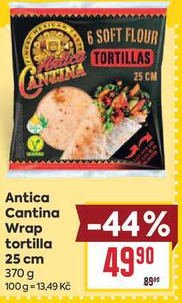 Antica Cantina Wrap tortilla 25 cm 370 g