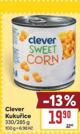 Clever Kukuřice 330/285 g 