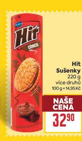 Hit Sušenky 220 g 