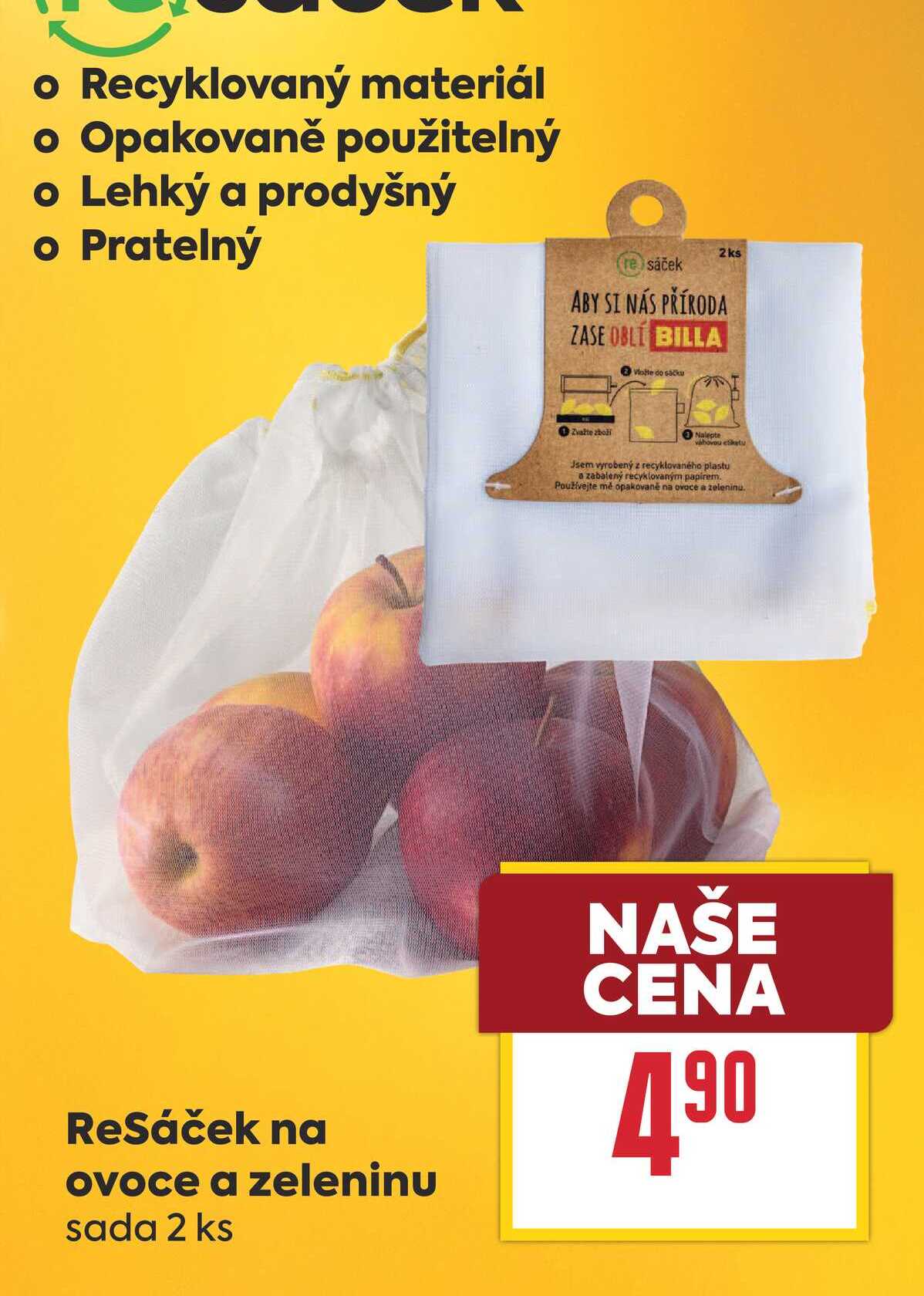 ReSáček na ovoce a zeleninu sada 2 ks