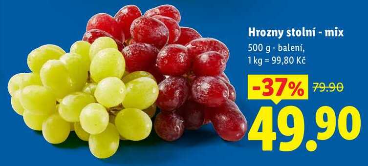 Hrozny stolní - mix, 500 g