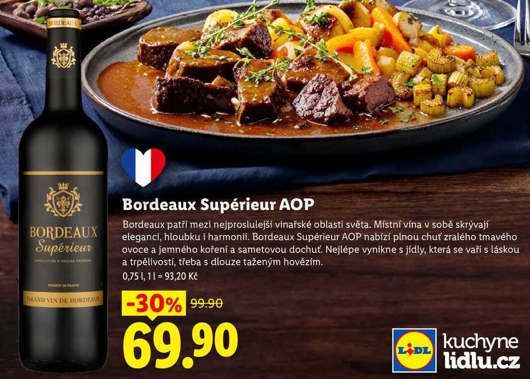 Bordeaux Supérieur AOP, 0,75 l